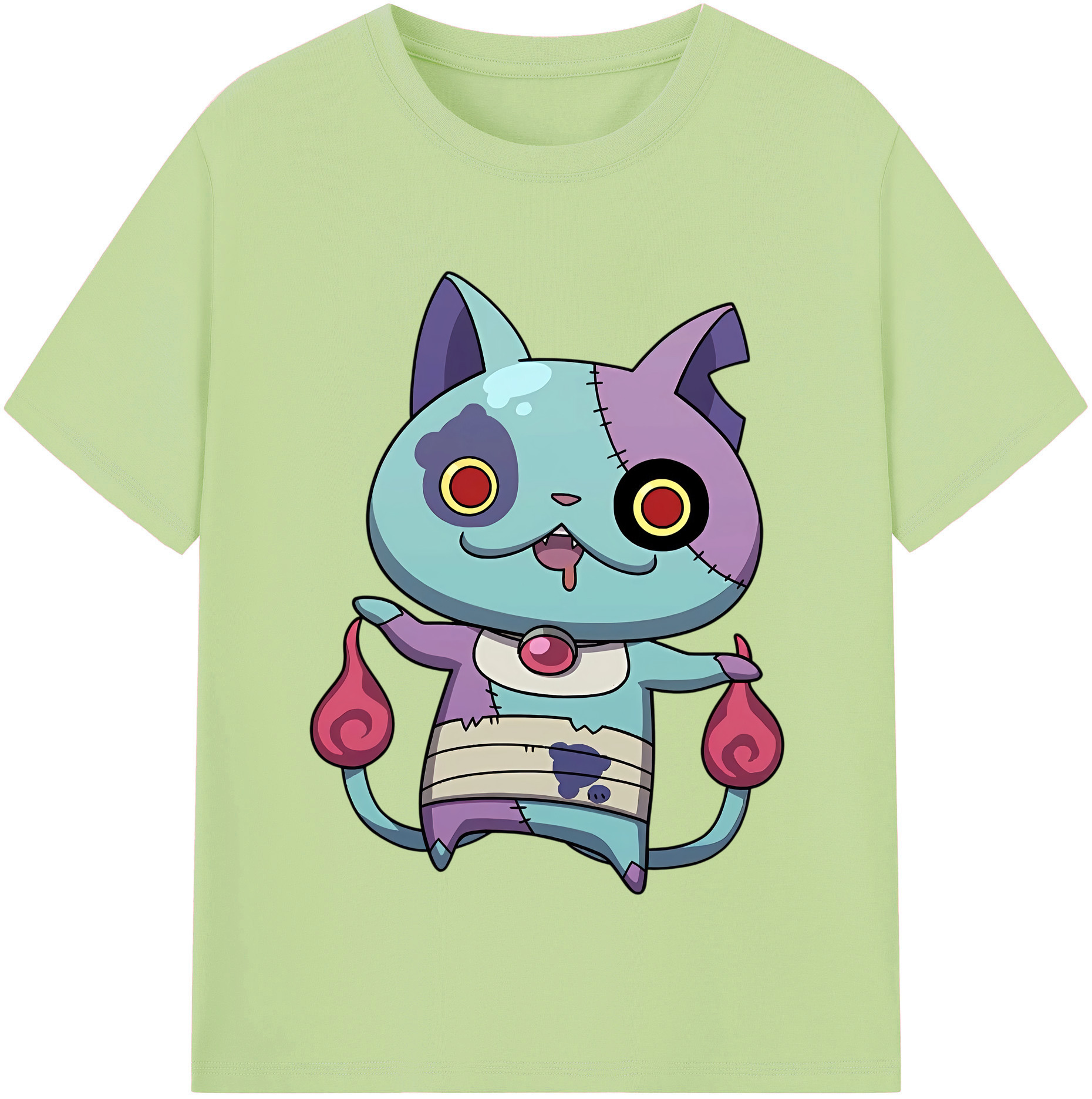（画像用） 妖怪ウォッチ Yo-kai Watch 綿100％半袖Tシャツ（フロントプリント）